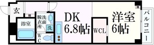 御影駅 徒歩4分 4階の物件間取画像